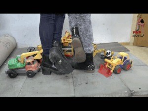 Toy Car Massacre Under Cruel Boots 3