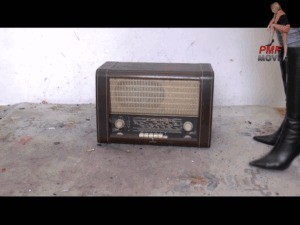 Old Historical Radio Crushed Under Without mercy Boots 10 Part 12