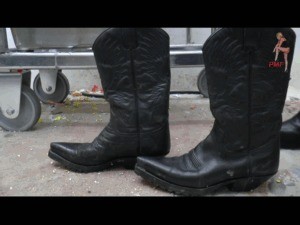 Expensive Cowboy Boots Meets Shredder